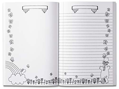 Diario y cuaderno de bocetos de unicornio