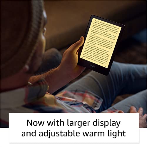 Amazon Kindle Paperwhite (16 GB): ahora con una pantalla más grande, luz cálida ajustable, mayor duración de la batería y cambio de página más rápido – Agave Green