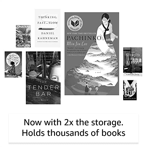Amazon Kindle: el Kindle más liviano y compacto, con batería de mayor duración, luz frontal ajustable y 16 GB de almacenamiento – Negro