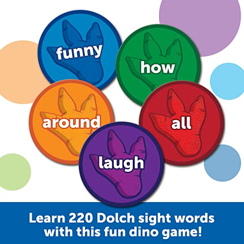 Sight Word Stomp!, Juegos educativos de interior, Alfabeto preescolar, Juguetes cerebrales para niños pequeños, Aprendizaje preescolar para niños pequeños, 114 piezas, Edad 5+