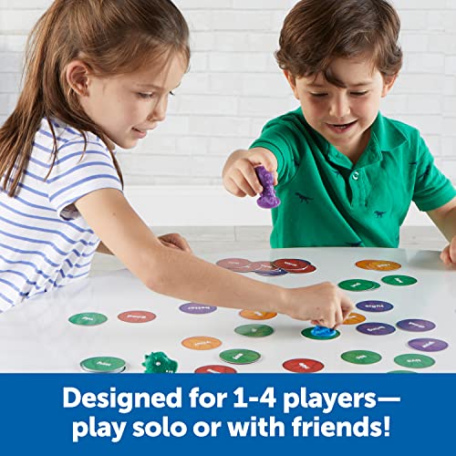 Sight Word Stomp!, Juegos educativos de interior, Alfabeto preescolar, Juguetes cerebrales para niños pequeños, Aprendizaje preescolar para niños pequeños, 114 piezas, Edad 5+