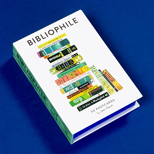 Bibliófilo: 50 Postales: (Postales literarias, regalo de papelería para amantes de los libros)