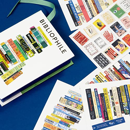 Bibliófilo: 50 Postales: (Postales literarias, regalo de papelería para amantes de los libros)