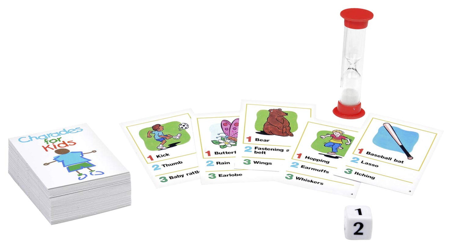 Pressman Charades para niños: el juego familiar 'No se requiere lectura', 5"