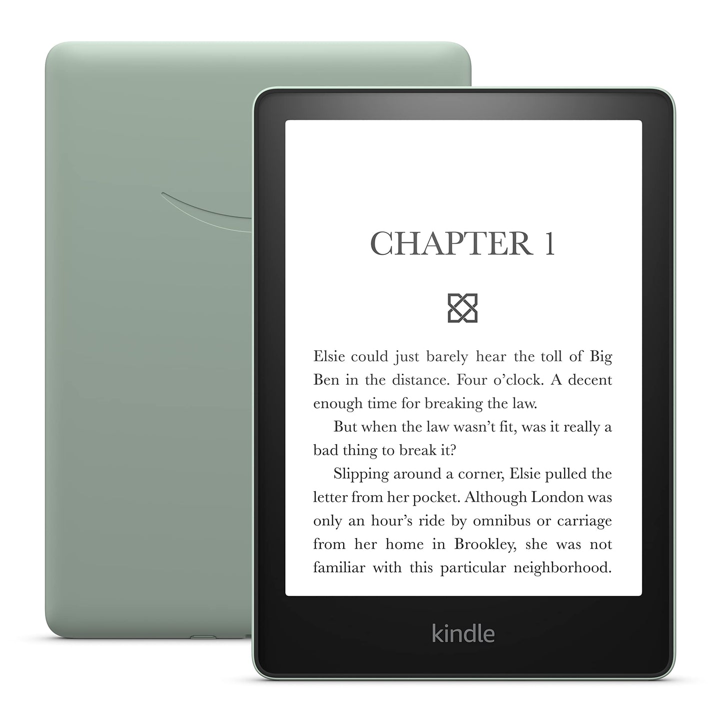 Amazon Kindle Paperwhite (16 GB): ahora con una pantalla más grande, luz cálida ajustable, mayor duración de la batería y cambio de página más rápido – Agave Green