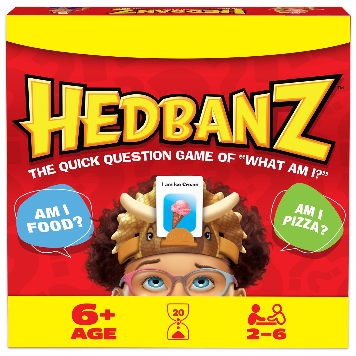Hedbanz 2023 Edition Cards Juego de mesa de adivinación de imágenes: juegos familiares, juegos para la noche de juegos familiares, juegos para niños, juegos de cartas para familias y niños de 6 años en adelante
