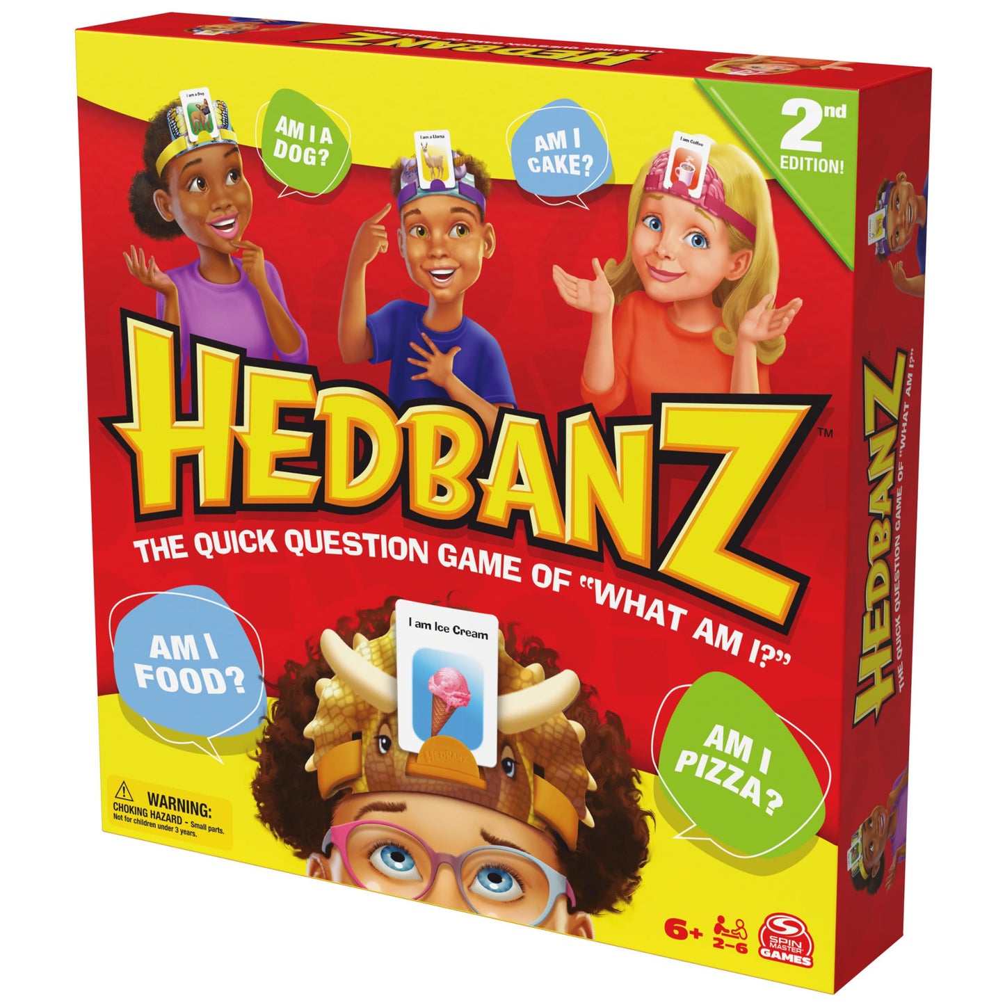 Hedbanz 2023 Edition Cards Juego de mesa de adivinación de imágenes: juegos familiares, juegos para la noche de juegos familiares, juegos para niños, juegos de cartas para familias y niños de 6 años en adelante