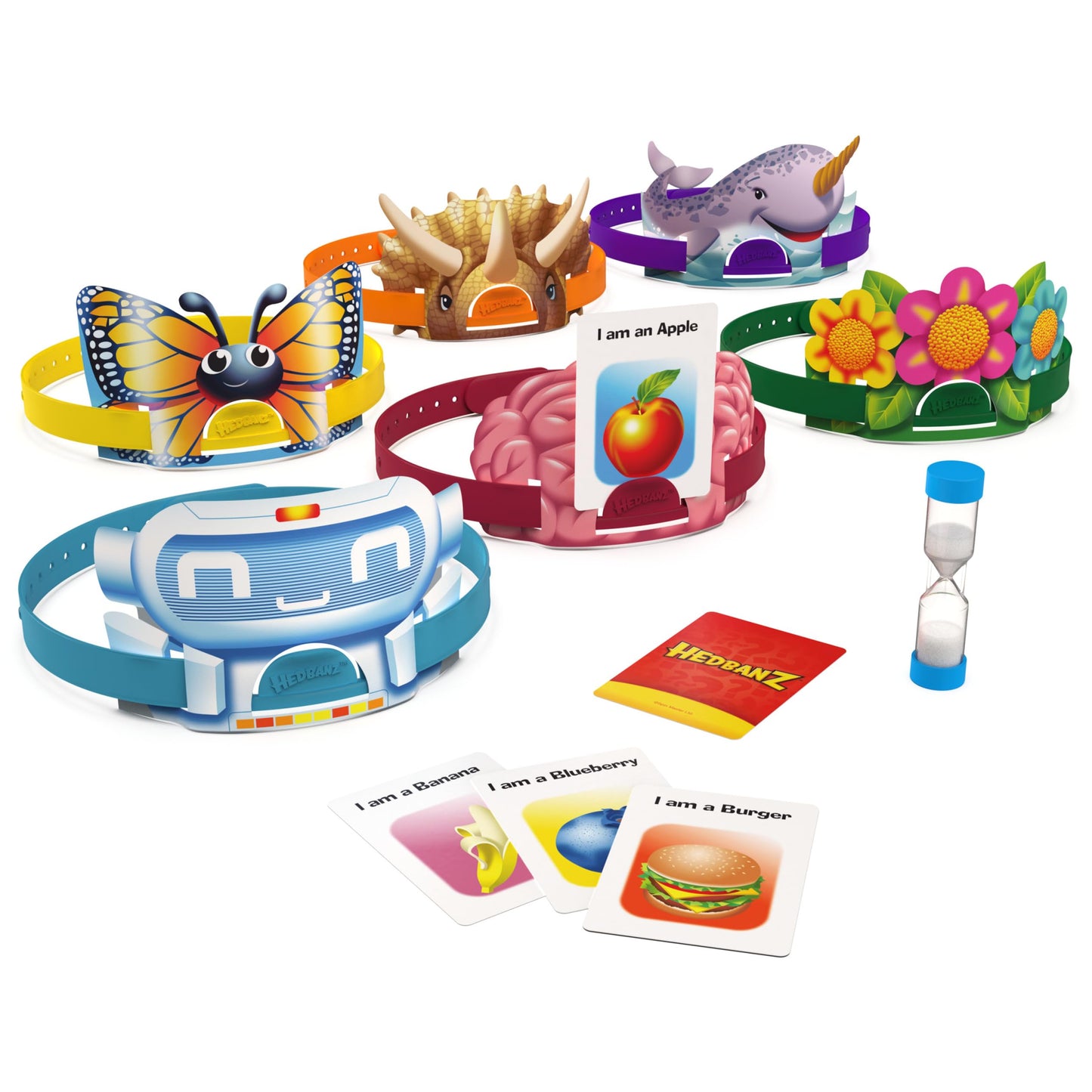 Hedbanz 2023 Edition Cards Juego de mesa de adivinación de imágenes: juegos familiares, juegos para la noche de juegos familiares, juegos para niños, juegos de cartas para familias y niños de 6 años en adelante