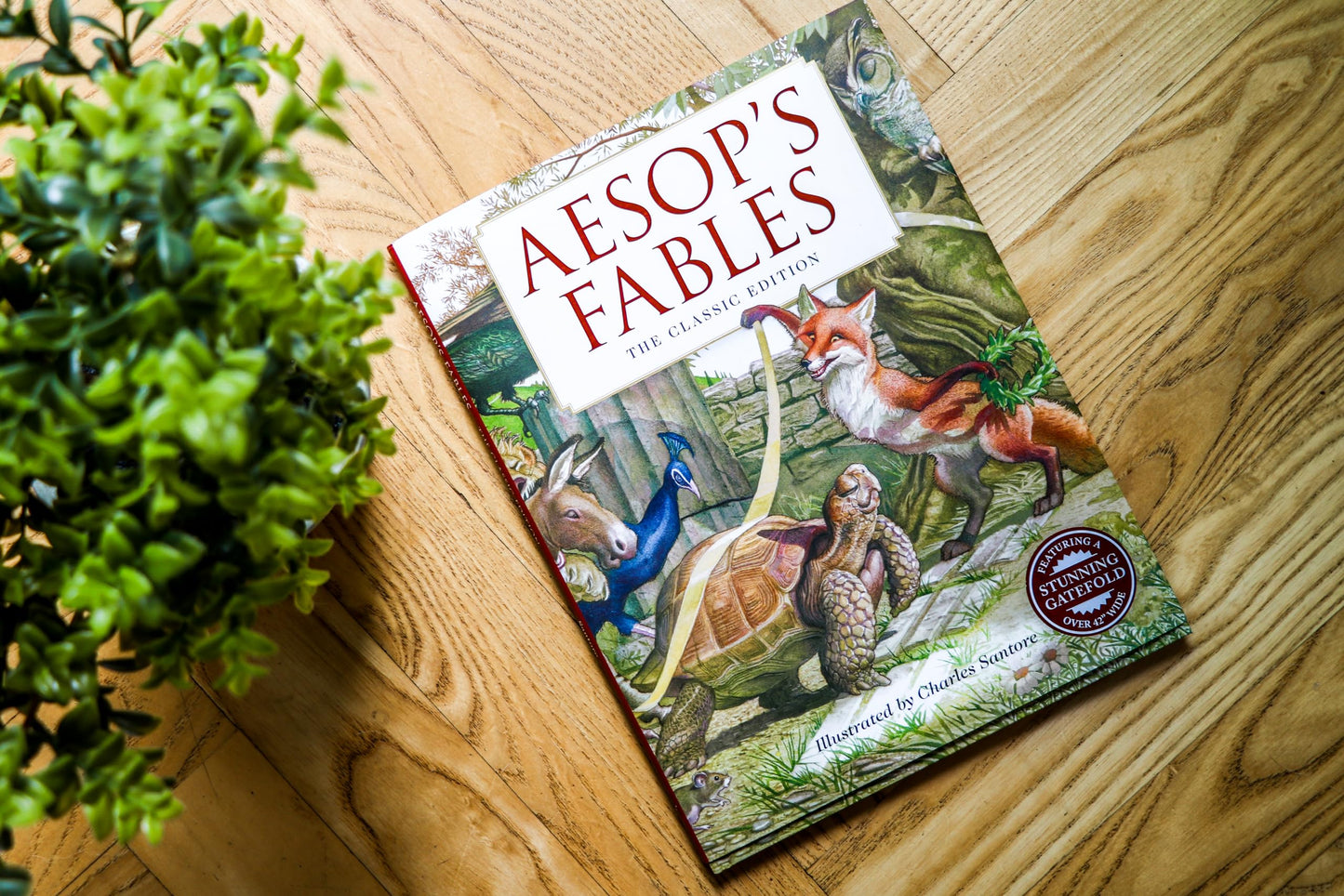 Fábulas de Esopo Tapa dura: La edición clásica del aclamado ilustrador Charles Santore (Charles Santore Children's Classics)