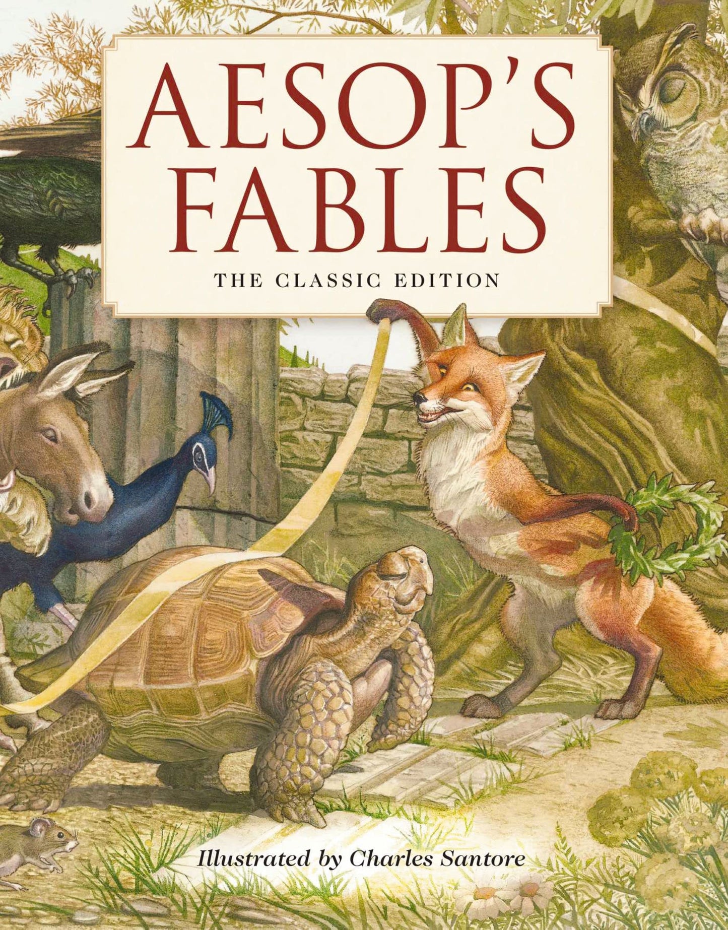 Fábulas de Esopo Tapa dura: La edición clásica del aclamado ilustrador Charles Santore (Charles Santore Children's Classics)