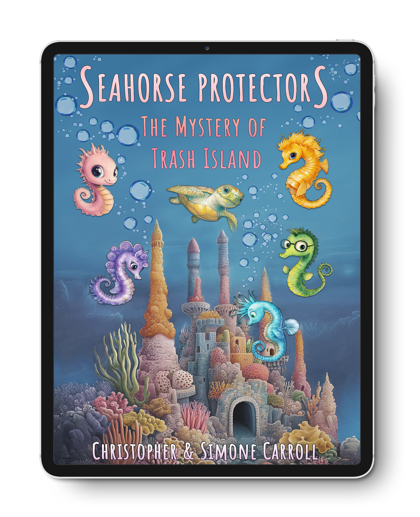 Seahorse Protectors: The Mystery of Trash Island (Full color E-Book)