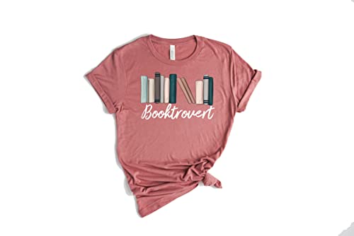 Booktrovert Shirt,Reader Gifts Shirt,Bookstagram Shirt,Book Lover Gift,Xmas Gift For Book Lover,Gift For Her,Teacher Tshirt, Librarian Shirt, Book Nerd Shirt,Library Lover