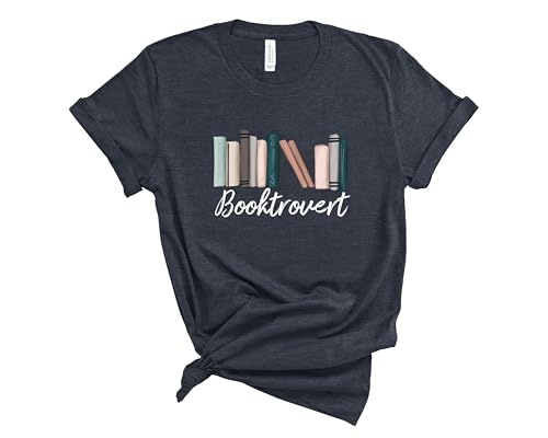 Booktrovert Shirt,Reader Gifts Shirt,Bookstagram Shirt,Book Lover Gift,Xmas Gift For Book Lover,Gift For Her,Teacher Tshirt, Librarian Shirt, Book Nerd Shirt,Library Lover