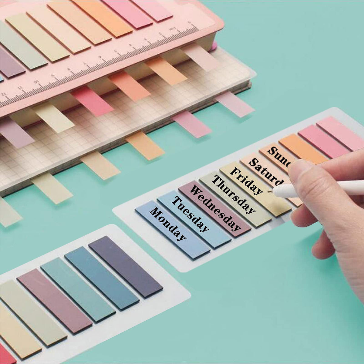 Sticky Notes Organisation 1200 Marque-pages Adhésifs Qufiiry - 6 Styles Index Tabs Notes Autocollantes Autocollants Livres Classeurs Sticky Notes Organisation 1200 Marque-pages Adhésifs Qufiiry - 6 Styles Index Tabs Notes Autocollantes Autocollants Livres Classeurs