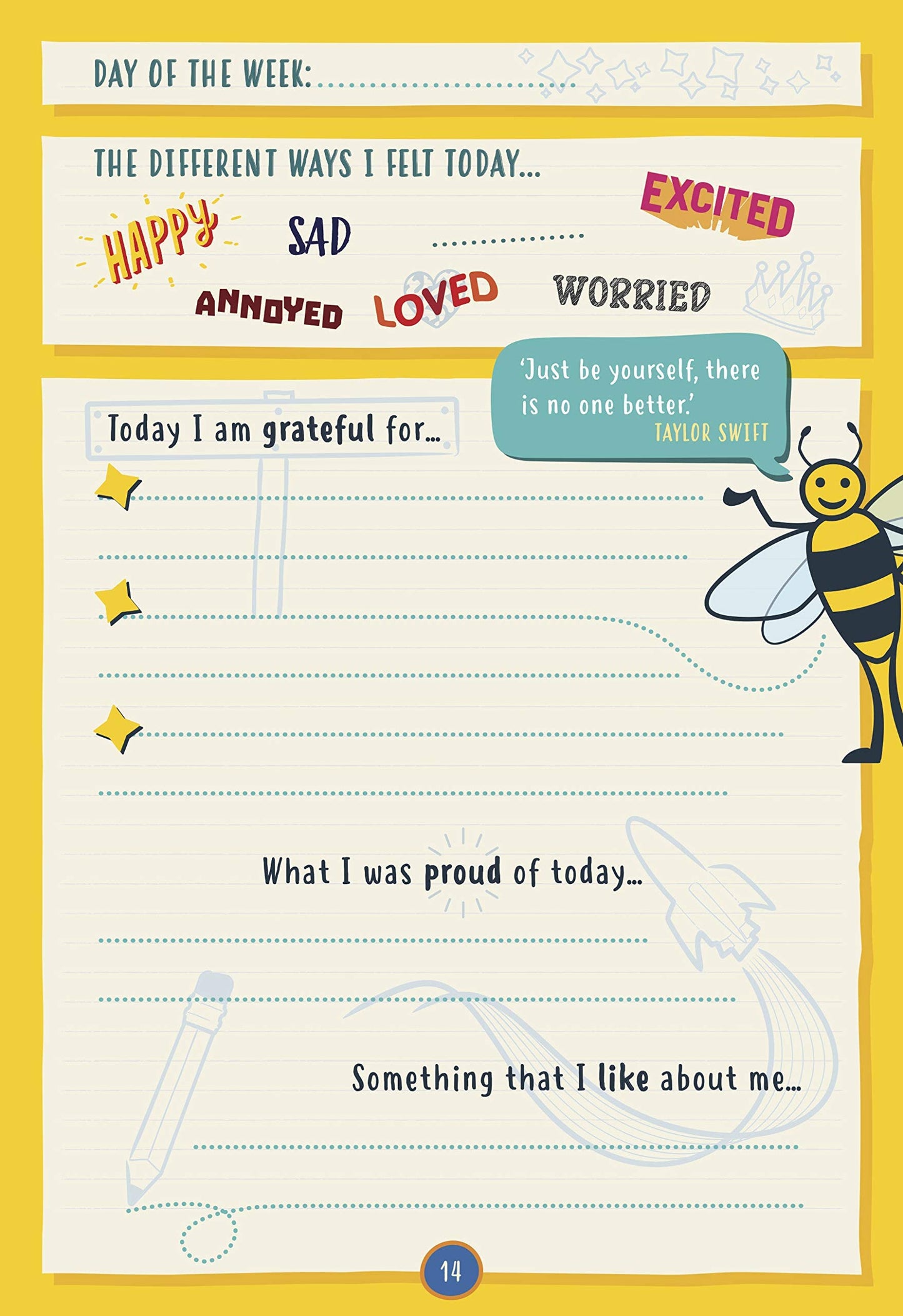 Happy Confident Me: Daily JOURNAL - Gratitude and Growth Mindset Journal that boosts children's happiness, self-esteem, positive thinking, mindfulness and resilience