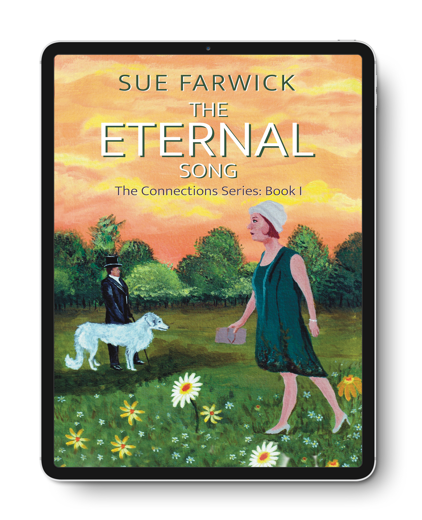 The Eternal Song Ebook by Sue Farwick mockup on tablet